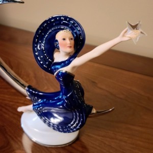 Moonlight and Platinum Porcelain Figurine