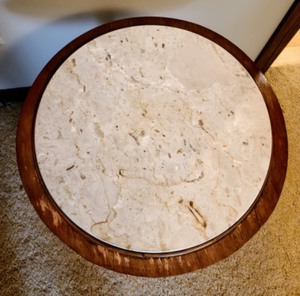 Marble Topped Accent Table