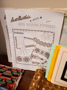 Vintage Fabric and Hucking Patterns