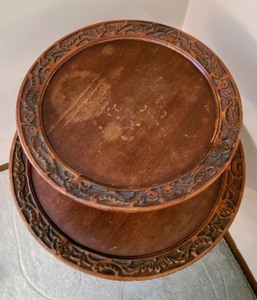 Tiered Vintage Table- Dumbwaiter Table