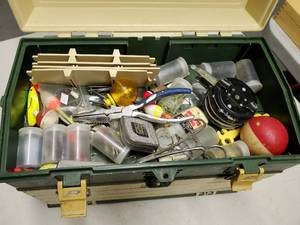 Fishing Tackle Box with Contents