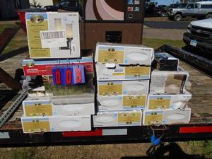 Approx 12 store return light fixtures. As shown.