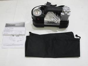 lot 730 image: Husky 120-Volt Inflator - For Tires, Basketballs, Inflatables, etc