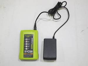 lot 742 image: Ryobi OP403 40V Lithium Ion Battery Charger with USB Port