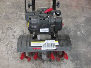 lot 748 image: Legend Force 15 in. 46 cc Gas Powered 4-Cycle Gas Land Tiller Cultivator Machine