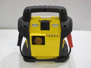 lot 716 image: DeWalt 1400 Peak Amp Portable Car Jump Starter with Digital Compressor