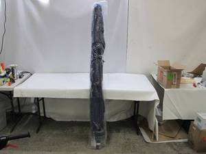 lot 715 image: Proshade Market Patio Outdoor Umbrella 3m Indigo Blue