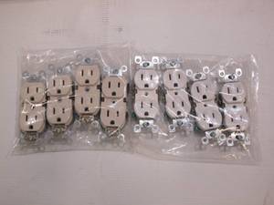 lot 768 image: Box Lot of Electrical Outlets - 23 Pounds - Made in USA
