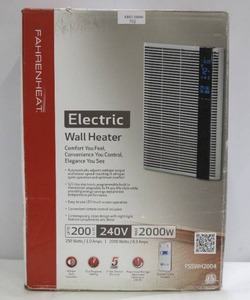 lot 702 image: Farenheit Smart Series 12-12 in. x 17-34 in. 2,000-Watt Wall Heater