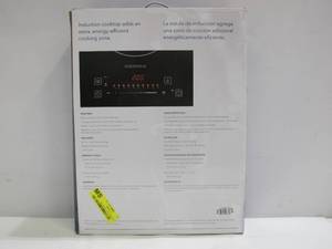 lot 797 image: Insignia 11-Inch 1-Burner Induction Cooktop NS-IC1ZBK8