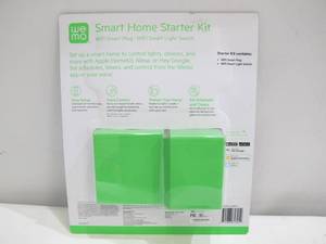 lot 826 image: Wemo Smart Home Starter Kit Smart Plug and Switch - New