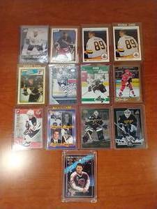 13 Cards of UND Sioux Alum Players - Mostly NHL