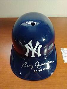 Signed Bobby Richardson Batting Helmet WCOA