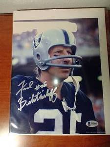 Signed Fred Biletnikoff Photo WCOA