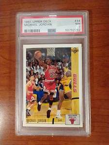 PSA Graded 1991 Upper Deck Michael Jordan Card