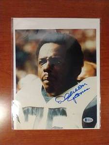 Signed Deacon Jones Photo WCOA