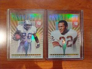 2 Numbered HOFer Football Cards