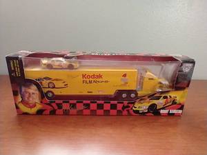 164 Die-Cast Bobby Hamilton Car and Semi Transporter