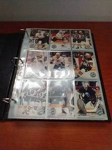 Album With Two Hockey Card Sets