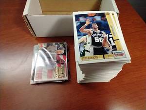 Box of Basketball Cards