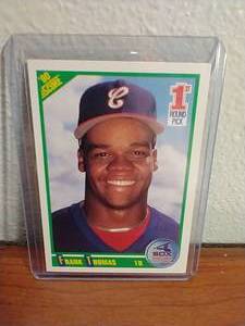 1990 Score Frank Thomas Rookie Card