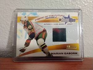 Marian Gaborik Game-Worn Jersey Card
