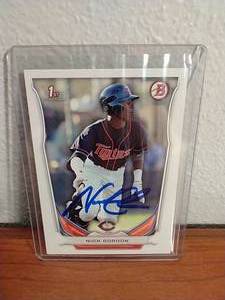Signed Nick Gordon 1st Bowman Card