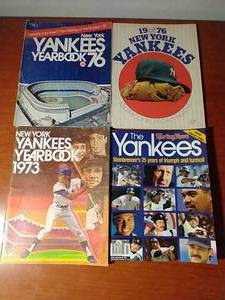 4 New York Yankees MagazinesPrograms
