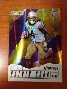 2017 Panini Dalvin Cook Rookie Card #d499