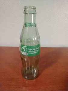 2000 Fighting Sioux Hockey National Champions Coke Bottle