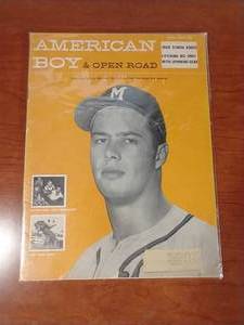1954 Sports Magazine With Eddie Mathews on Cover