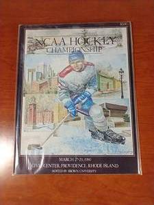 1980 NCAA Hockey Championship Program - UND Champs