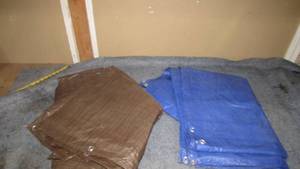 lot 18 image: (2) Tarps