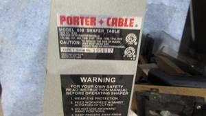 lot 102 image: Porter Cable Router Table