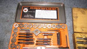 lot 34 image: (2) Misc Tap and Die Sets