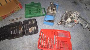 lot 36 image: Black & Decker Drill With Multiple Drill Bits
