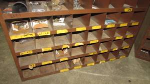 lot 49 image: (3) Bolt Bins With Misc Hardware