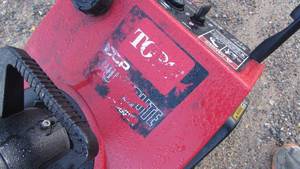 lot 91 image: Toro 2 Stroke Single Stage Snow Blower With Logo