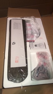 lot 10 image: Unbranded Trice 52 in. LED Gunmetal Ceiling Fan with Light Kit