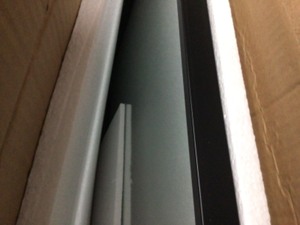 lot 19 image: Unbranded Medium Rectangle Black Modern Mirror (40 in. H x 24 in. W)