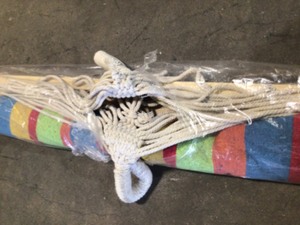 lot 34 image: Multi-color hammock