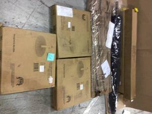Lot of assorted Patio Umbrella Bases see pictures customer returns