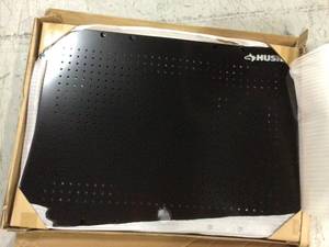36 in. W x 26 in. H Steel Pegboard Set in Black for Ready-to-Assemble Steel Garage Storage System by Husky Customer Returns See Pictures