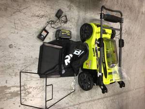 40V Brushless 20 in. Cordless Battery Walk Behind Push Lawn Mower with 6.0 Ah Battery and Charger by RYOBI Customer Returns See Pictures