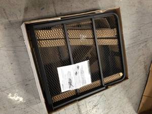 60 x 24 Black Steel Basket Cargo Carrier (Folding 2 Shank, 500 lbs.) by CURT Customer Returns See Pictures