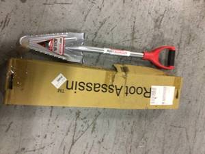 32 in. 2 lb. Steel Root Shovel Garden Tool by Root Assassin Customer Returns See Pictures