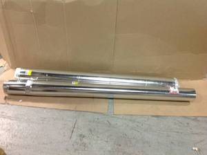 5 in. x 5 ft. Beaded Metal Duct Pipe by Master Flow Customer Returns See Pictures