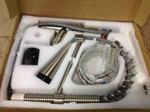 Single-Handle Pull-Down Sprayer Kitchen Faucet with 4-Modes in Brushed Nickel by ELLO&ALLO Customer Returns See Pictures