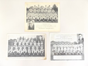 1937, 1938, and 1940 St. Paul Baseball Team Photos