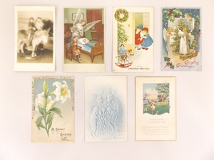Lot of Antique and Vintage Embossed etc. Christmas and Easter Postcards